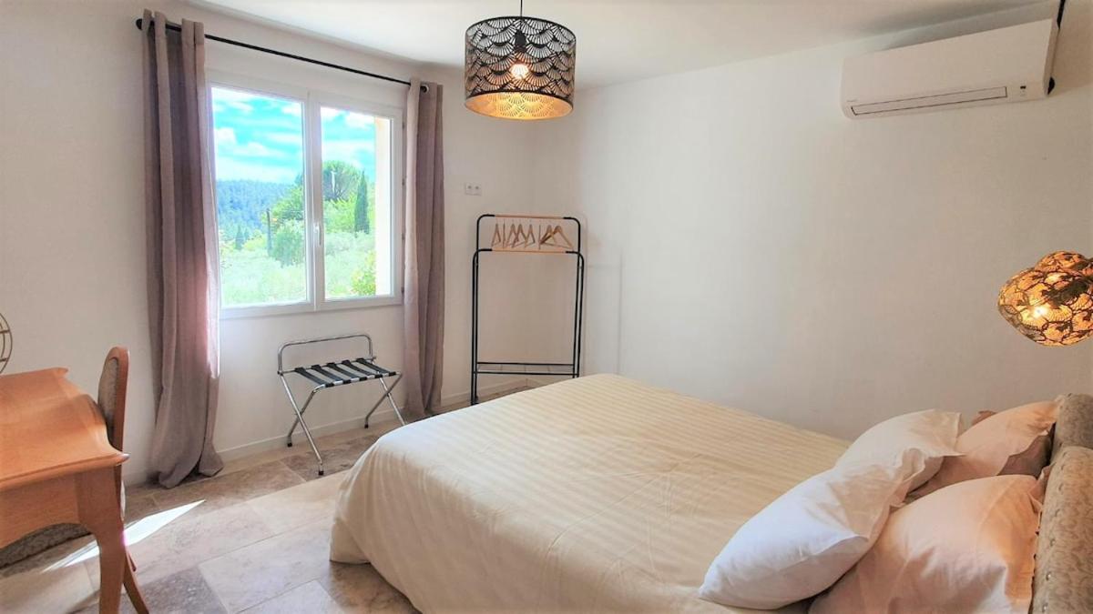 Villa CIGALONS en pleine pinède + PISCINE chauffée Auriol Extérieur photo